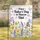 Happy Father's Day in Heaven Dad Wildflower Butterfly - Memorial Remembrance Gift Garden Flag - 1