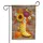 Yellow Polka Dot Rain Boot Sunflower Chrysanthemum Bird Pumpkins - Autumn Home Decor Gift Garden Flag - 3