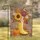 Yellow Polka Dot Rain Boot Sunflower Chrysanthemum Bird Pumpkins - Autumn Home Decor Gift Garden Flag - 1