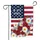 God Bless America Floral Arrangement - USA 250th Anniversary (1776-2026) for Veterans Garden Flag - 3
