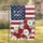 God Bless America Floral Arrangement - USA 250th Anniversary (1776-2026) for Veterans Garden Flag - 1