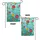 Aqua Blue Floral Garden Butterflies Home Sweet Home - Home Decor Gift Garden Flag - 4