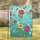 Aqua Blue Floral Garden Butterflies Home Sweet Home - Home Decor Gift Garden Flag - 1