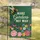 MAKE Gardens NOT WAR Bee Flowers - Home Decor Gift for Gardeners Garden Flag - 5
