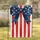 Patriotic Bow Red Stripes 1776-2026 - America's 250th Anniversary Garden Flag - 1