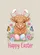 Baby Highland Cow Bunny Ears Pastel Flowers Easter Eggs - Happy Easter Decor Garden Flag - 6