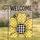 Large Yellow Polka Dot Flower Welcome Bees Rustic Wood Panel - Home Decor Gift Garden Flag - 1