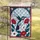 Stained Glass Hummingbird Hibiscus Flowers - Home Decor Gift for Bird Lover Garden Flag - 5