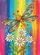 Flying Dragonfly Daisies Rainbow Stars Hearts - Celebration Home Decor Gift for Nature Lovers Garden Flag - 6