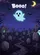 Boooo! Cartoon Ghost Graveyard Smiling Moon Bats Night Scene - Halloween Decor Garden Flag - 6