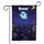 Boooo! Cartoon Ghost Graveyard Smiling Moon Bats Night Scene - Halloween Decor Garden Flag - 3