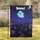 Boooo! Cartoon Ghost Graveyard Smiling Moon Bats Night Scene - Halloween Decor Garden Flag - 1