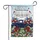 Light Blue Vintage Pickup Truck Garden Flowers Cardinals 'ENJOY the little things' Everyday Home Decor Garden Flag - 3