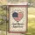 Distressed Heart American Flag God Bless America - Independence Day Gift for Veterans Garden Flag - 5