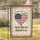 Distressed Heart American Flag God Bless America - Independence Day Gift for Veterans Garden Flag - 1