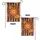 Happy Sun Chrysanthemum Purple Blooms - Vertical Stripe Home Decor Gift Garden Flag - 4