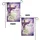 Wooden Cross Purple Cloth Graceful Doves Lilies He Is Risen - Happy Easter Gift Garden Flag - 4