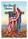 Rustic Cross American Flag God Bless America - USA 250th Anniversary (1776-2026) for Patriots Garden Flag - 6