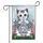 Fluffy Tabby Kitten 'Beware The Cat' Sign Wildflowers - Cat Lover Home Decor Gift Garden Flag - 3
