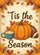 Autumn Pumpkin Football Coffee Mug Leaves 'Tis the Season - Fall Harvest Home Decor Garden Flag - 6