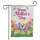 Happy Mother's Day Iridescent Butterfly Spring Garden - Mother's Day Gift for Mom Garden Flag - 3