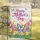 Happy Mother's Day Iridescent Butterfly Spring Garden - Mother's Day Gift for Mom Garden Flag - 5