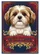 Fluffy Shih Tzu Havanese Mix Dog Welcome - Everyday Home Decor Gift for Dog Lovers Garden Flag - 6