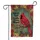 Red Cardinal Rose Wreath Memorial - Remembrance Gift for Loved One Garden Flag - 3
