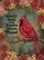 Red Cardinal Rose Wreath Memorial - Remembrance Gift for Loved One Garden Flag - 6