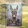 Baby Donkey Daisy Crown Butterflies Barrel Lavender Field - Farmhouse Decor Gift Garden Flag - 5