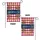 AMERICA 250 Wreath Stars Buffalo Plaid - 1776-2026 Independence Day Garden Flag - 4