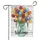Welcome Tulips Mason Jar Bouquet - Rustic Farmhouse Home Decor Gift Garden Flag - 3