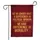 Civic Discourse Morality Quote Metallic Gold - Patriotic Statement Home Decor Garden Flag - 3