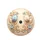 Symmetrical Tulip Golden Leaf Pearl Floral Arrangement Luxury Vehicle Decor Spare Tire Cover - 4
