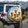 Ducklings in Sunglasses Bowties for Wildlife Travel Enthusiasts Spare Tire Cover - 3