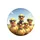 Ducklings in Sunglasses Bowties for Wildlife Travel Enthusiasts Spare Tire Cover - 4