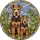 Segmented Airedale Welsh Terriers - Everyday Home Decor Gift for Dog Lovers Stained Glass Suncatcher - 5