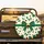 Multiple Festive Bows Flowing Ribbons Polka Dots - Winter Celebration Gifting Spare Tire Cover - 2