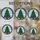 Christmas Tree Golden Star Red Ribbons Ornaments Multi-Color Border Blue Sky - Christmas Gift Stained Glass Suncatcher - 4