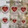 Mosaic Heart Golden ECG Heartbeat Line Red Glass Clear Border - Home Decor Gift Stained Glass Suncatcher - 4