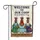 Dressed Chickens 'Welcome To Our Coop' Barn Wall - Farmhouse Home Decor Gift Garden Flag - 3