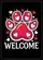 Heart Paw Print Welcome Sign - Pet Lover Home Decor Gift Garden Flag - 6