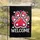 Heart Paw Print Welcome Sign - Pet Lover Home Decor Gift Garden Flag - 5