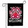 Heart Paw Print Welcome Sign - Pet Lover Home Decor Gift Garden Flag - 3