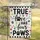 TRUE Love Has Four Paws Paw Print Text - Pet Lover Home Decor Gift Garden Flag - 5
