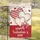 Crimson Red Pink Stitched Hearts Gingham Bow Valentine Text - Festive Home Decor Garden Flag - 5