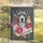 American Pit Bull Terrier Peony Welcome Sign - Home Decor Gift for Pit Bull Lovers Garden Flag - 5