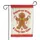 Gingerbread Man Candy Cane Wishes Kisses Christmas Holiday Home Decor Garden Flag - 3