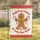 Gingerbread Man Candy Cane Wishes Kisses Christmas Holiday Home Decor Garden Flag - 1