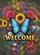 Blue Morpho Butterfly Welcome Golden Gerbera Sunflower Lush Garden - Home Decor Gift Garden Flag - 6